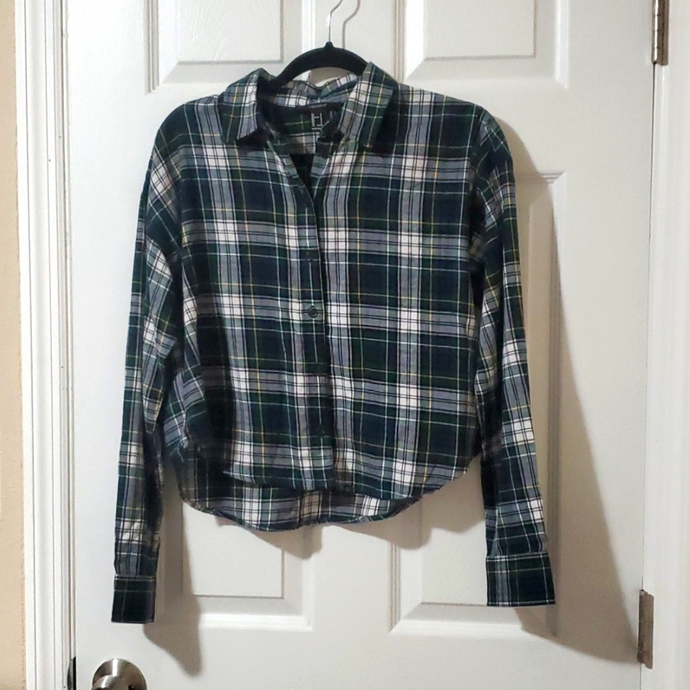 checkered shirt